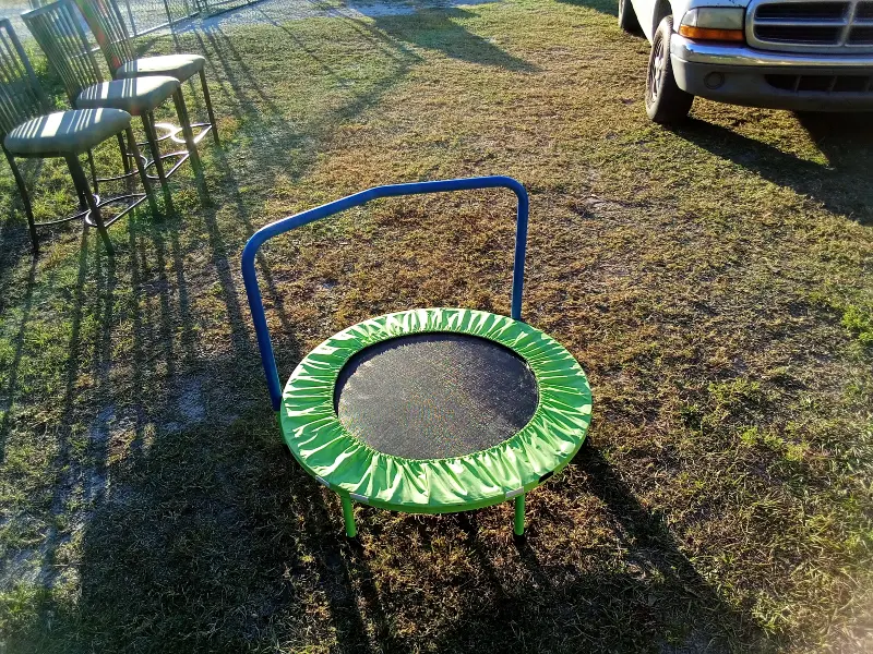 Mini Trampoline with Handle – Item #404 – $45